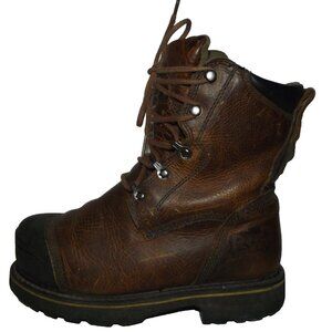 Timberland Pro Work Safety Boots Mens 5M Brown Black Lace Up Ankle Safety Toe